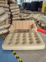 Automatic Inflatable Sofa Bed - Compact Lazy Nest Design Khaki Small Nest Sofa LXW 130 brown