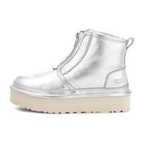 UGG Neumel Warm Comfortable Versatile Outdoor Casual Short Snow Boots Women boots Silver 1122231-SLVM 40