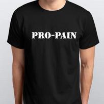 PRO-PAIN MARŠKINĖLIAI dydžiai S M L XL XXL spalvos Juoda, Balta S