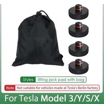 4 vnt. Kėlimo domkratų padėklai Tesla Model 3 Y S X Highland Priedai Guminiai blokeliai Važiuoklės kėlimo stovai Adapterio dėklas