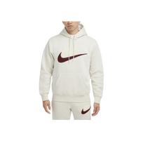 Nike Club Fleece su logotipu džemperis su gobtuvu vyriškas hoodies Šviesiai pilkai rudas FN3105-104 XL