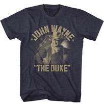 John Wayne nuotrauka Amerikos vėliava The Duke Amerikos legenda Vyriški marškinėliai Unisex marškinėliai M gray