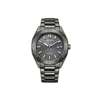 CITIZEN Eco Drive saulės energija maitinamas kvarcinis laikrodis su nerūdijančio plieno apyranke 41 mm Vyriški laikrodžiai BM7637-81H BM7637-81H gray