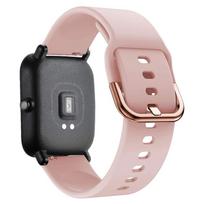 Silikoninė apyrankė Skirta Amazfit GTS/2/2e/4/3/GTS2 Mini/GTR 4/47mm/GTR2/2e/stratos 2/3 20mm/22mm Laikrodžio apyrankė Amazfit bip 6 5 3 dirželis 20mm