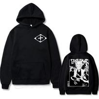 Japan Anime BLEACH Hitsugaya Toushirou Gotei 10 Graphic Hoodie Men Casual Sweatshirt Man Pullover Men's Manga Fashion Streetwear S