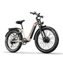 Shengmilo S700 2000* Dvigubo variklio Elektrinis kalnų dviratis Suaugusiems 48V17.5Ah Baterija 26 colių Visureigio Padanga Elektrinis dviratis Su Keleivio Sėdyne