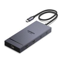 UGREEN Revodok USB C Docking Station with USB C Two HDMI USB 10Gbps Data Transfer Two 100W PD Fast 1Gbps Ethernet Micro and TF Card Compatible with
