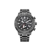 CITIZEN PROMASTER Šviesos energija varomas kvarcinis mechanizmas Nerūdijančio plieno dirželis Laikrodis 46mm Vyriški laikrodžiai BY3005-56G BY3005-56G