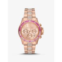 Michael Kors Didelis Everestas Rose Gold spalvos su akcentais laikrodis MK7211 rožinio aukso spalvos