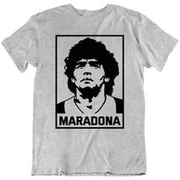 Diego Maradona Football Player Team Sport Legend Retro T Shirt Tee Fan Gift New Unisex T-Shirt L