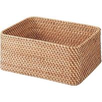 MUJI Stačiakampė pintinė iš rotango, vidutinio dydžio, 36cm P x 26cm G x 16cm A, 47381306, (V) apytiksliai