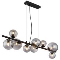 Pakabinamas šviestuvas GLOBO Riha, G9, 870x345x1200 mm, komplektacijoje su LED lemputėmis, 9x3,5W, 3