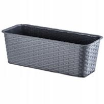 Balkono vazono dėžutė 40cm rotango