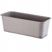 Balkono vazono dėžutė 40cm rotango