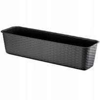 Balkono vazono dėžutė 60cm rotango