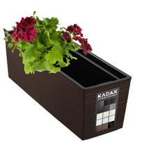 Vazono balkono dėžutė + įdėklas 19x56cm Mocha
