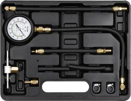 Degalų slėgio matuoklis 9 vnt su manometru 0–100 psi / 0–0,7 MPa vožtuvas 75 mm žarnos 200–340 mm YT-73024 YATO