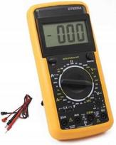 Multimetras Rosfix DT9205A – LCD Ekranas, Nuimamas guminis dėklas, DC įtampa iki 1000V