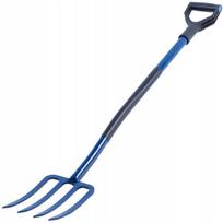 Kadax sodo šakutė kompostui kasti 4 dantu metalinė tvirta 130cm