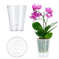 Vazono dangtelis orchidėjų gėlėms Bespalvis 12 cm vazono dangtelis Storc