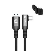 "VortexVR" kabelis 3 m + tvirtinimo elementas | USB-A | skirtas "Quest 3 Quest 3S Quest 2