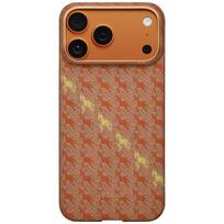 PITAKA Happiness Rides Edge Case MagSafe Case for iPhone 17 Pro Max, Amber