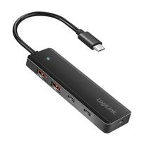 Logilink Slim USB-C hub, 4-port: 2xUSB-A, 2xUSB-C