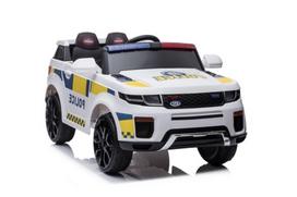 Vienvietis policijos elektromobilis BBH-021, baltas