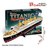 CUBIC FUN CUBICFUN 3D dėlionė „Titanikas"