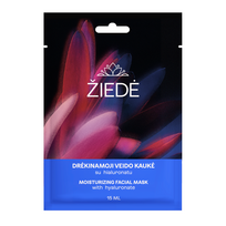 ŽIEDĖ, veido kaukė drėkinamoji su hialuronatu, 15ml
