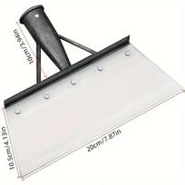 1 vnt, nerūdijančio plieno sodo kastuvas, daugiafunkcis ir berankis metalinis kiemo ravėjimo įrankis, lauko sodo buitinio valymo kastuvas only 1 pcs Forklift blade