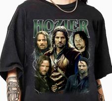 Hozier Aragon marškinėliai, Aragorn vintažiniai bootleg marškinėliai, Aragorn grafiniai marškinėliai S-5XL unisex T-shirt M