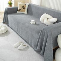 Silkės kaulo rašto sofos rankšluosčio užvalkalo audinys Paprasta moderni sofos pagalvėlė Four Seasons Universal Premium Sense Full Cover Universal Dengiamas Antklodė 180*130 armijos žalia spalva