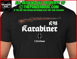 Mauser K98 Karabinieriaus Marškinėliai II Pasaulinio Karo Vokiečių Šautuvas Ginklas Unisex Marškinėliai XXXXL