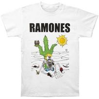 Ramones Loco Live Slim Fit Marškinėliai XX-Large Balti Unisex Marškinėliai L black