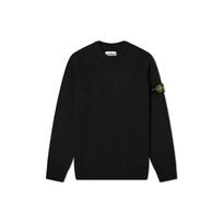Stone Island Amerikietiško stiliaus vilnos megztinis su gobtuvu ilgomis rankovėmis Vyriškas megztinis Juodas 7315552A3-V0029 XXL