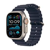 Išmanusis laikrodis Apple Watch Ultra 2 LTE (2024) 49mm Black titano korpusas su Trail Loop M/L - Navy | MX4D3NF/A | 195949580604