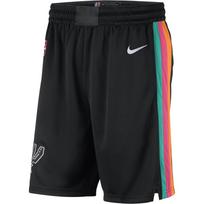 Nike Dri-FIT Swingman NBA City Edition 2025-26 Sezonas San Antonio Spurs Spalvų Blokų Dryžuotos Krepšinio Šortai Vyriški šortai HM6069-010 M