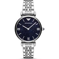 Emporio Armani Gianni T-Bar Mėlynas Metalinis Moteriškas Kvarcinis Laikrodis AR11091 mėlyna