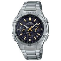 Casio Wave Ceptor Sidabrinis WVQ-M410DE-1A3JF Vyriškas saulės energija varomas radijo bangomis valdomas laikrodis, gray