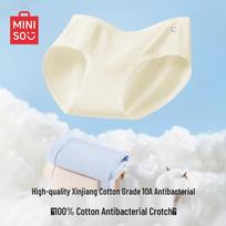 Miniso 2026 Women's Cotton Antibacterial Briefs 4-Pack M