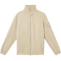 Stone Island Ghost serijos vienspalvis švarkas su stovimos apykaklės užtrauktuku, ilgomis rankovėmis vyriški švarkai K1S156100012-V0090 L beige