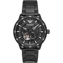 Emporio Armani Mario Juodo Metalo Vyriškas Automatinis Laikrodis AR60054 juoda