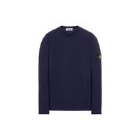 Stone Island Logo Crew Neck Sweatshirt Men Sweatshirt Navy-Blue 761563750-V0020 L