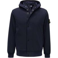 Stone Island Ss25 Minkštas apvalkalas Vienspalvis Laisvalaikio su gobtuvu Ilgomis rankovėmis Vėjui atsparus Vandeniui atsparus Kvėpuojantis Striukė Vyriškos striukės K1S154100090S0A22-V0020 S