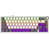 Lorgar KBP70MW, gaming Pro, beige grey purple LRG-KBP70MW-RT-US