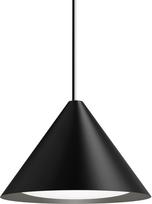 Louis Poulsen Pakabinamas šviestuvas Keglen LED 3000K, 40 cm, juodas, su DALI apšvietimo valdymu