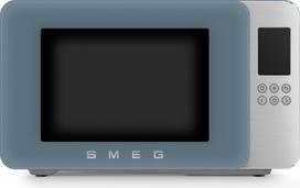 Smeg  Mikrobangų krosnelė su grilio funkcija Collezione, laisvai pastatoma, pilkai mėlyna