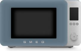 Smeg  Laisvai pastatoma mikrobangų krosnelė su orkaitės funkcija 9in1 Collezione, pilkai mėlyna