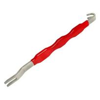 Car Electrical Connector Removal Tool, Non-slip Electrical Terminal Connector Separator, Metal Automotive Disassembly Tool raudona